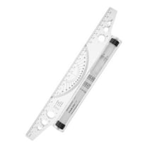 MLINS Multi-purpose Drawing Ruler Engineers Rolling Ruler Portable Measuring Tool
