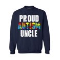 thumbnail image 1 of Awkward Styles Proud Autism Uncle Sweatshirt Autism Awareness Sweater Autism Uncle Sweatshirt Autism Awareness Gifts Autism Sweater for Men Family Autism Sweatshirts Support Sweater Gifts for Uncle, 1 of 5