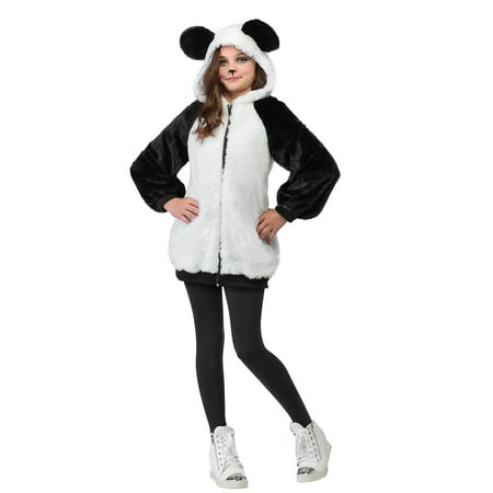 Girls Panda Hooded Jacket Costume