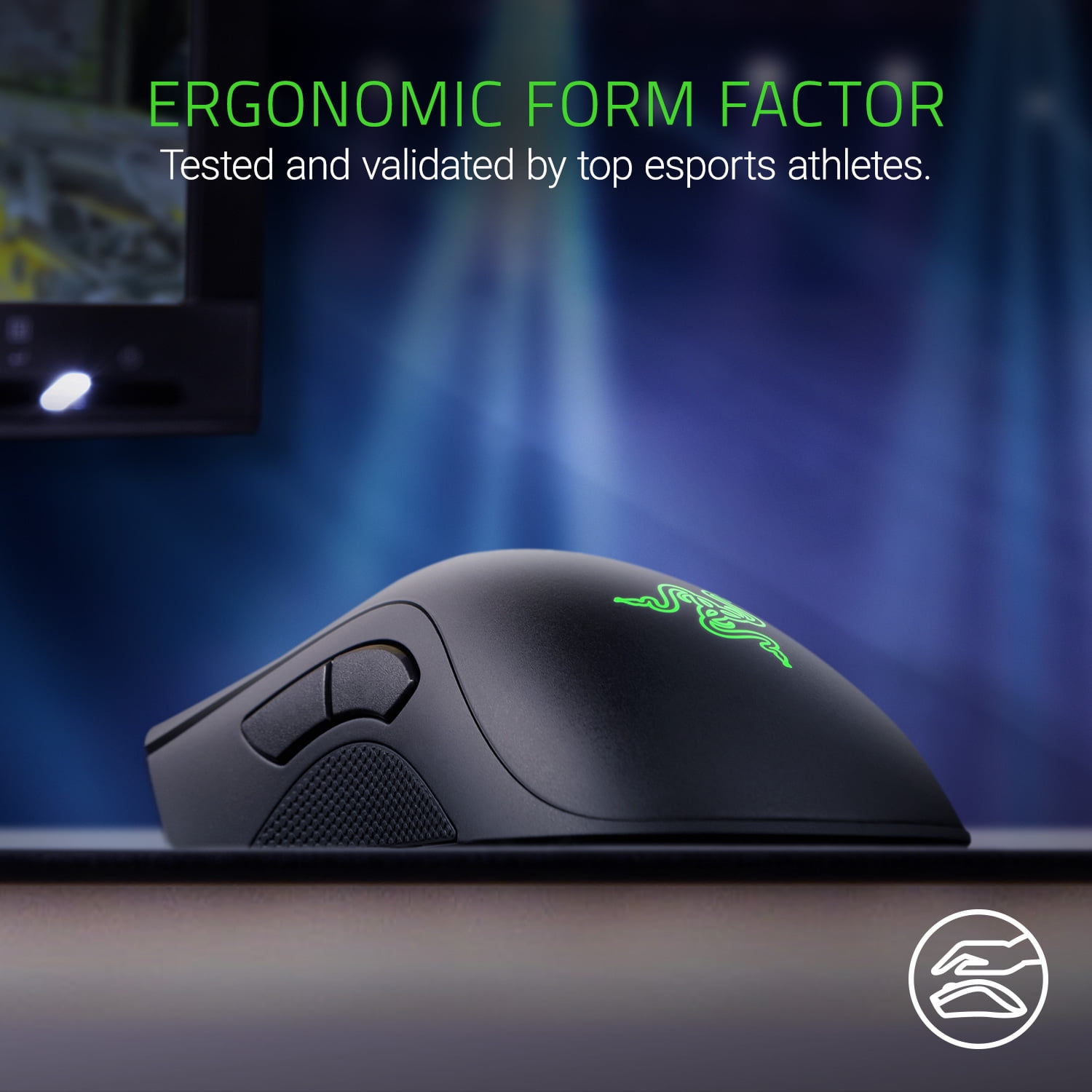 Razer DeathAdder Elite: True 16,000 5G Optical Sensor - Razer Mechanical  Mouse Switches (Up to 50 Million Clicks) - Ergonomic Form Factor - Esports  