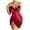 Red, variant on GHSOHS Robes for Women Nightie Women's Robes Silk Like Sexy Lace Nightgown Summer Thin Style Breathable Sling Dress Home Clothes Sleepwear Sleepshirt Robe Pajamas