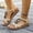 White, variant on YOUYEDIAN Orthopedic Sandals for Women Summer Casual Arch Support Walking Shoes Comfy Non Slip Slip on Open Toe Slippers