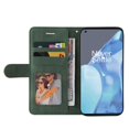 thumbnail image 2 of Étui pour OnePlus 9 Pro Portefeuille en Cuir Flip Folio Support Vue Couverture - Vert, 2 of 5