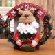 thumbnail image 4 of Elegant Christmas Wreaths Decorations, Reusable Christmas Door Decor for Front Door Christmas Wreaths, Lighted Christmas Wreath Set for, 4 of 5