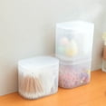 thumbnail image 4 of Cotton Swab Box, Easy Maintenance Mini Organizer Container Multipurpose Durable   for Office, 4 of 8