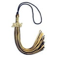 thumbnail image 4 of Endea Graduation Navy Blue/Gold Mixed Color Graduation Tassel with Gold Date Drop, 4 of 10