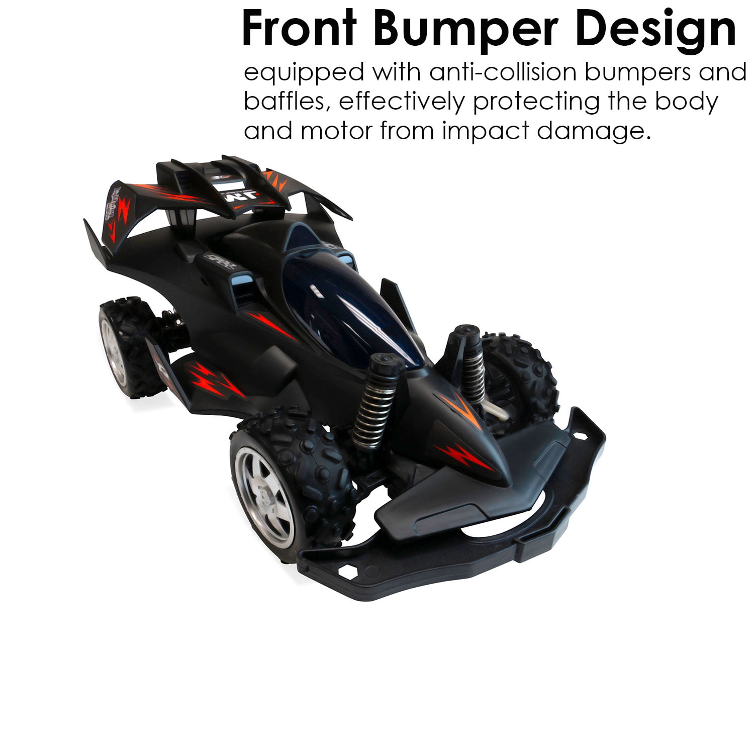 Remote Control Elite Convertible Racer with Authentic Sounds, Flashing Lights, and Functional Doors for Kids