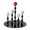 4 Cup 18cmx18.5cm, variant on TISHITA Cup Drying Rack Glass Cup Holder Rack Multifunctional Cup Storage Rack Mug Cup Organizer Coffee Mug Holder for Bar Countertop 4 Cup 18cmx18.5cm