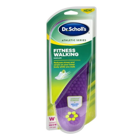 UPC 011017573876 product image for Dr. Scholl's Fitness Walking Insoles Women's Size 6-10, 1.0 PR | upcitemdb.com