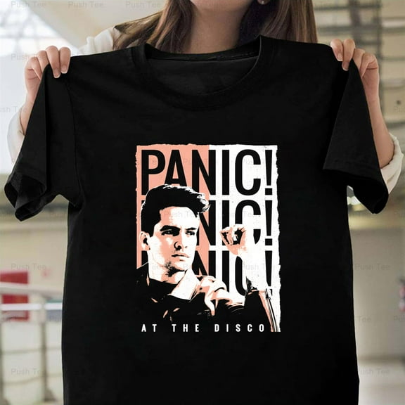 Panic At The Disco Brendon Urie Pop Rock Band Fan Graphic New Unisex T-Shirt , up to 5XL