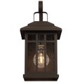 thumbnail image 6 of John Timberland Outdoor Wall Lights Set of 2 Fixture Carriage Style Bronze 12 1/2" Clear Glass Lantern Exterior House Porch Patio, 6 of 9