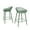 Aloe Green/ Aloe Green, variant on Kurv Indoor and Outdoor Counter Stool - Aloe Green - Set of 2