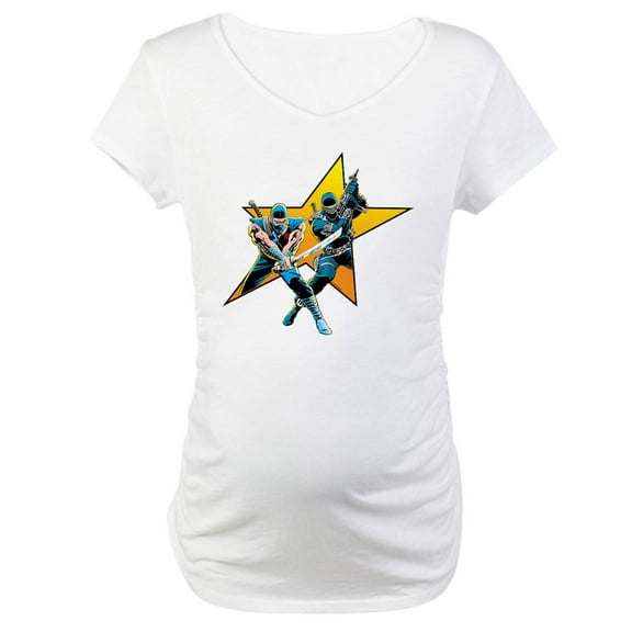 CafePress - G.I. Joe Storm Shadow An Women's Maternity T Shirt - Cotton Maternity T-shirt, Cute & Funny Pregnancy Tee