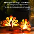thumbnail image 3 of Candelador de Turquía de Acción de Gracias, Ambiente Festivo Mejorado Oxidación Resistente A la AccioN de Gracias Turquía Tabla Topeador de Deformación de la Vela para El, 3 of 7