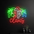 thumbnail image 2 of Handmadetneonsign Papa Claus Neon Sign, Santa Claus Led Sign, Merry Christmas Neon Light, Happy, 2 of 5
