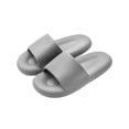 thumbnail image 3 of Gomelly Unisex Shoes Slip On Slides Open Toe House Slippers Non-slip Bedroom Indoor Outdoor Grey 8.5-9, 3 of 5