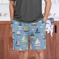 thumbnail image 5 of Men's Pajama Bottoms Athletic Shorts For Men Casual Cotton Seamless Pattern, 5 of 7