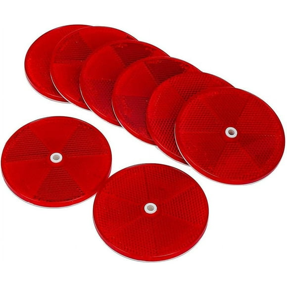 Red Round Reflector Trailer Reflectors Traffic Round Reflectors RV Caravans
