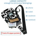 thumbnail image 5 of ERJLKXP Cow Texture Print Small Mens Women Crossbody Chest Bag, Travel Over Shoulder Sling Bag Backpack Men Side Bag,Daypack, 5 of 6