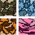 thumbnail image 5 of 4 Styles Camouflage Stencils Reusable Camouflage Templates Journal Tool, 5 of 7