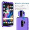 thumbnail image 3 of Njjex Case For Samsung Galaxy S9 Plus / S9, Ultra Thin Full Body Coverage Protection Scratch Proof Hard Hybrid Plastic Case Cover Shell, 3 of 4