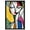 Black Frame, variant on Lacara II Shadowbox Print Modern Art Decor by Art Remedy, Blonde Frame, 16 x 24