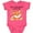 Vintage Hot Pink, variant on Inktastic My Cousins Love Me Little Fox Boys or Girls Baby Bodysuit