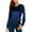 Navy Blue, variant on Anyshow Women's Vintage Velvet T-Shirt Casual Long Sleeve Crew Neck Pullover Trendy Tops