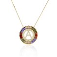 thumbnail image 1 of Collier Pendentif Alphabet A-Z Breloques Femme Chaîne Lettre Initiale, 1 of 9