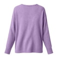 thumbnail image 6 of Kezqiaxn Shirts for Women Trendy Fashion Long Sleeve V-Neck Casual Pullover Tops for Fall and Winter Women's Clothes, 6 of 6
