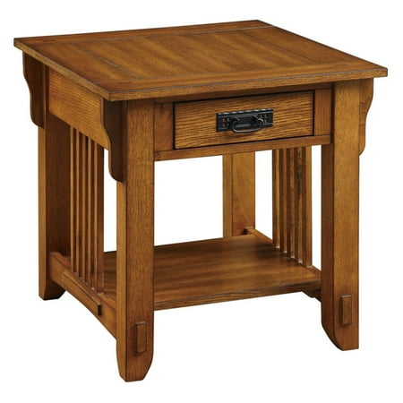 Coaster Company Traditional Mission Style End Table Warm Brown Coaster Company Traditional Mission Style End Table Warm Brown