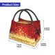thumbnail image 2 of Fotbe Red Gold Glitter Bolsa Térmica Portátil con Estampado, Bolsa de Entrega de Alimentos Aislada, Bolsa Reutilizable de Gran Capacidad para Comidas y Supermercado, 2 of 6