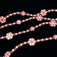 thumbnail image 5 of SMKE Christmas Peppermint Garland,Festive Crystal Candy Decor,Hanging Garland Bead Accent,Holiday Party Favors Decoration,Candy Cane Decor,Fake Candy Garland,Xmas Tree Hanging Supply A Red 3M, 5 of 6