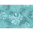 thumbnail image 1 of Ahgly Company Indoor Rectangle Patterned Light Sea Green Area Rugs, 8' x 10', 1 of 6