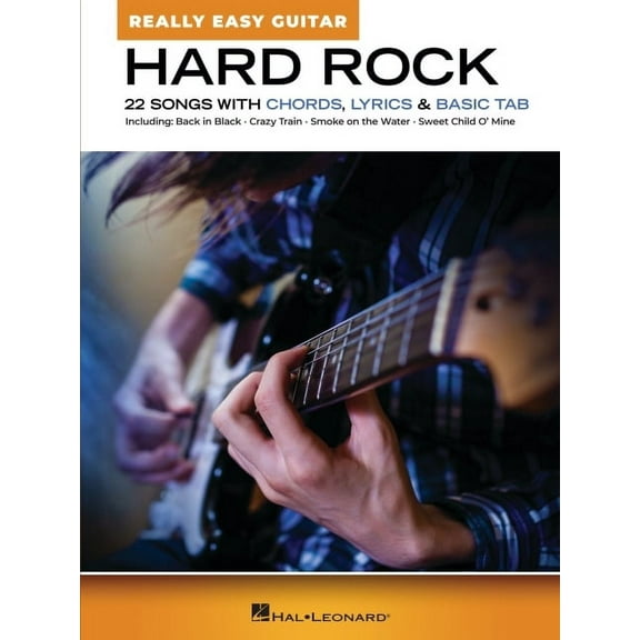 Hard Rock - Really Easy Guitar: 22 Songs with Chords, Lyrics, & Basic Tab, (Paperback)
