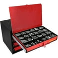 thumbnail image 3 of Olympia Tools 90-806 4-Drawer Hardware Organizer includes 2500-pieces Small Hardware, black/red, 3 of 8