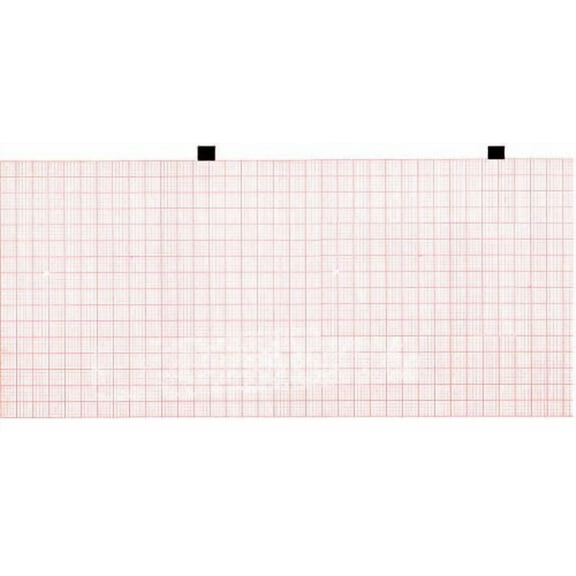 ECG Paper 90MM X 90MM X 360Sheets (Works for HELLIGE/Marquette, MAC 500, 22616702) (10)