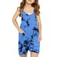 thumbnail image 1 of Odeerbi 5-14 Años Niñas Traje de Verano Cute Tie-Dye Camisola Romper Casual Respirable Comfortable Overalls Pantalones Cortos Con Bolsillos, 1 of 5