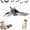 1, variant on Flying Bat Toy for Dogs & Cats, Flapping Wings Interactive Pet Toy,1 | Flapping bat toy with chirping engages cats and dogs, mimics real flying motion. Cute interactive pet teaser