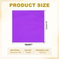 thumbnail image 2 of 5x5 Inch Foil Candy Wrappers, Square Glossy Aluminium Foil Candy Wrapping Paper Purple, 100 Pcs, 2 of 7