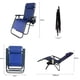 thumbnail image 3 of Silla Camastro Plegable CJR Gravedad 0 Reclinable Exteriores azul, 3 of 9