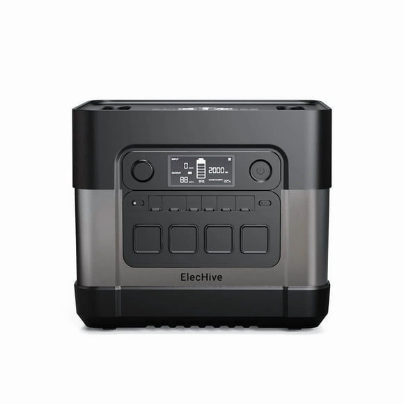 Zero Breeze Power Bank EH2025 ElecHive 2500; 2500 Wh Capacity; Portable; Black