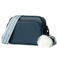 thumbnail image 2 of Women Coin Key Pouch Genuine Leather Commuting Purse with Pendant (Black), 2 of 8