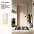 thumbnail image 3 of ODIKA 8'x10' Machine Washable Non-Slip Area Rug, Sleek Modernist Monochrome Waves High Traffic Rug, Black, 37064, 3 of 7