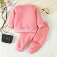 thumbnail image 4 of Toimothcn Toddler Baby Boys Outfits Long Sleeve Simple Solid Color Sweatshirt Pants Warm Loose Fit 2Pcs Outfits Set Leisure Childrens Clothes, 4 of 6