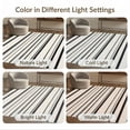 thumbnail image 7 of ODIKA 4'x6' Washable Area Rug Non-Slip, Chair-Friendly, Flatwoven Striped Nautical Pinstripe Wide Bold Bands Doormat Farmhouse for Home Office, Under Desk, 7 of 7