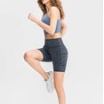 thumbnail image 2 of IROINNID Women's Elastic Loose Quick-drying Running Fitness Shorts With Pocket, 2 of 8