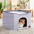 thumbnail image 2 of Cama para gatos Bedsure Cat Cave para gatos de interior con bloc de notas en forma de nube, 2 of 6