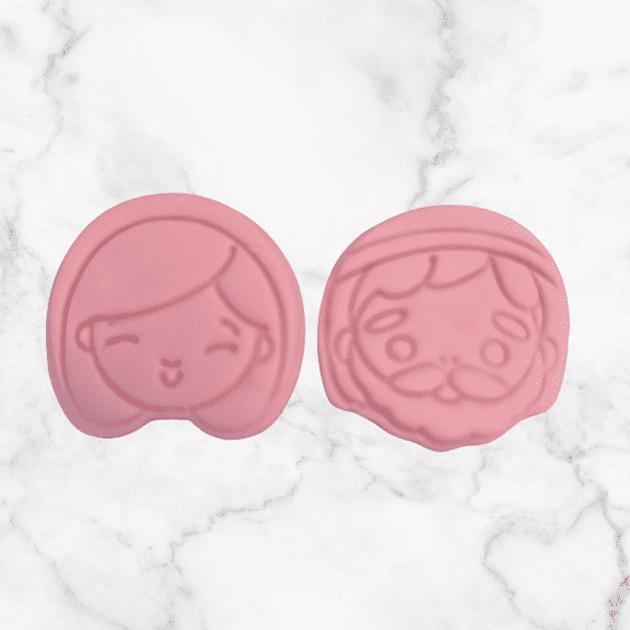 Christmas Nativity Cookie Cutter and Stamp 9 pc set