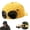Style A, Yellow, variant on Aviator Style Baseball Cap with Integrated Goggles, Unique Cat Ear Cap for Men and Women